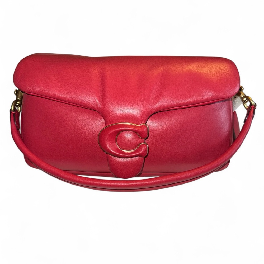COACH Pillow Tabby 26 Leather Shoulder Bag in Red Apple NWT